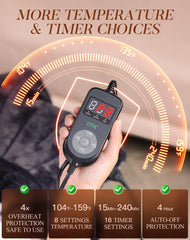 UTK long 11.5ft cord enables flexible use.