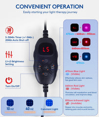 UTK red 660nm light supports cellular metabolism and skin health.