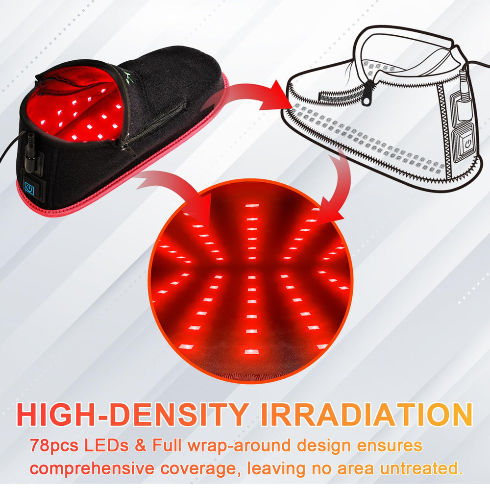 UTK red light foot care after activity for relaxation