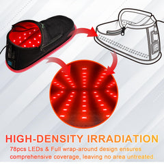 UTK red light foot care after activity for relaxation