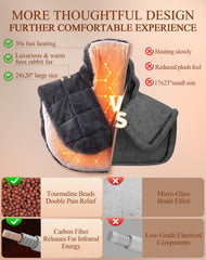 UTK weighted-design with tourmaline-balls enhances fit and heat.