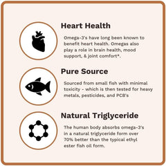 Utzy Naturals Omega-3 label closeup emphasizes EPA and DHA content for smart supplementation.