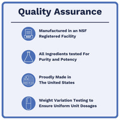 3rd-party tested seal shown for ingredient potency in Utzy Naturals U-Mune.