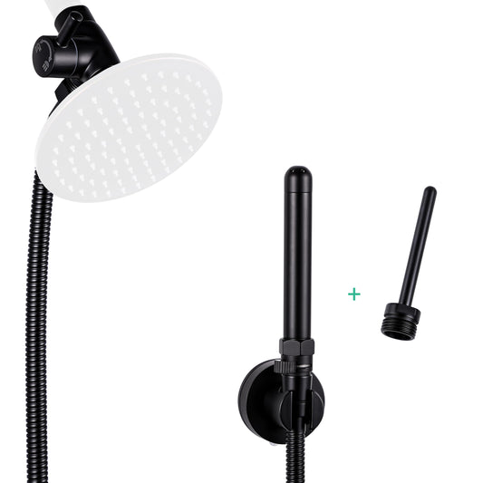 V-Frankness Shower Enema System main view with matte black finish and durable hardware.