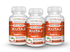 Vadik Herbs Kutaj powder bottle for daily herbal routine