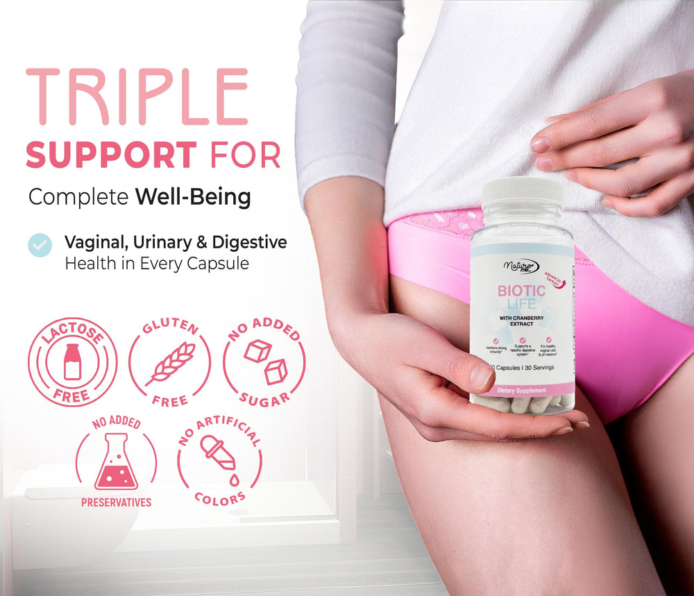 BioticLife packaging box emphasizing natural, lactose-free formula