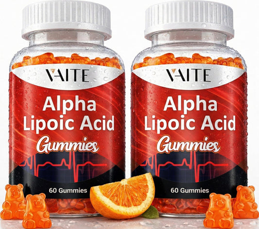 VAITE Alpha Lipoic Acid Gummies pack shot, vegan and extra strength