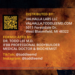 Valhalla Labs Battle Mead tub front shows zero sugar formula