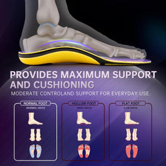 VALSOLE cut-to-fit insoles showing easy trimming for a personalized shoe fit.