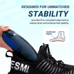 VALSOLE flat feet metatarsalgia support insole provides targeted cushioning.