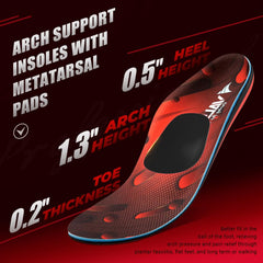 VALSOLE odor-control fabric helps feet stay fresh all day.