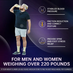 VALSOLE standing-friendly design supporting balance during walking and light jogging.
