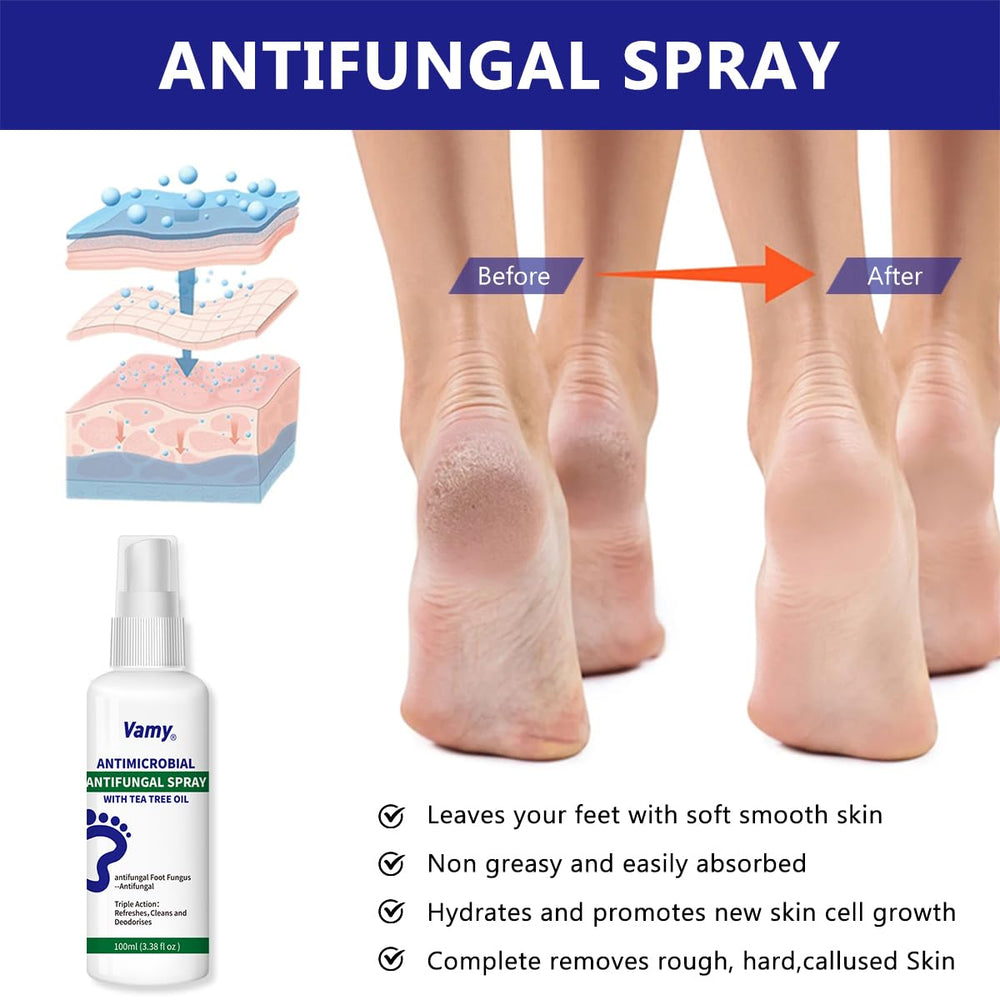 Vamy clinically published nail solution bottle for targeted nail care.