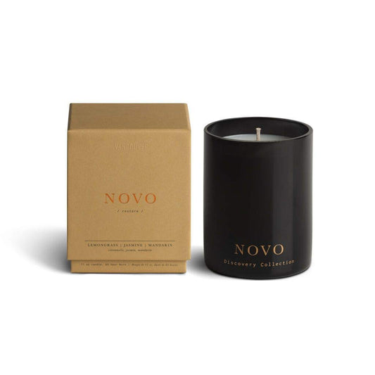 Novo Discovery bottle pour creates calm ambiance and clean scent