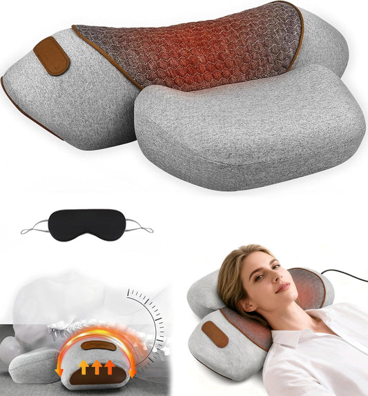 VANJUNBILL neck massager pillow with three-in-one function delivering targeted warmth