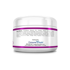 VariDerm VariCream jar back label shows ingredients and usage for daily application