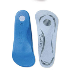 Vasyli 11857 extended slimfit insole – heel-raise view for improved comfort in tight shoes