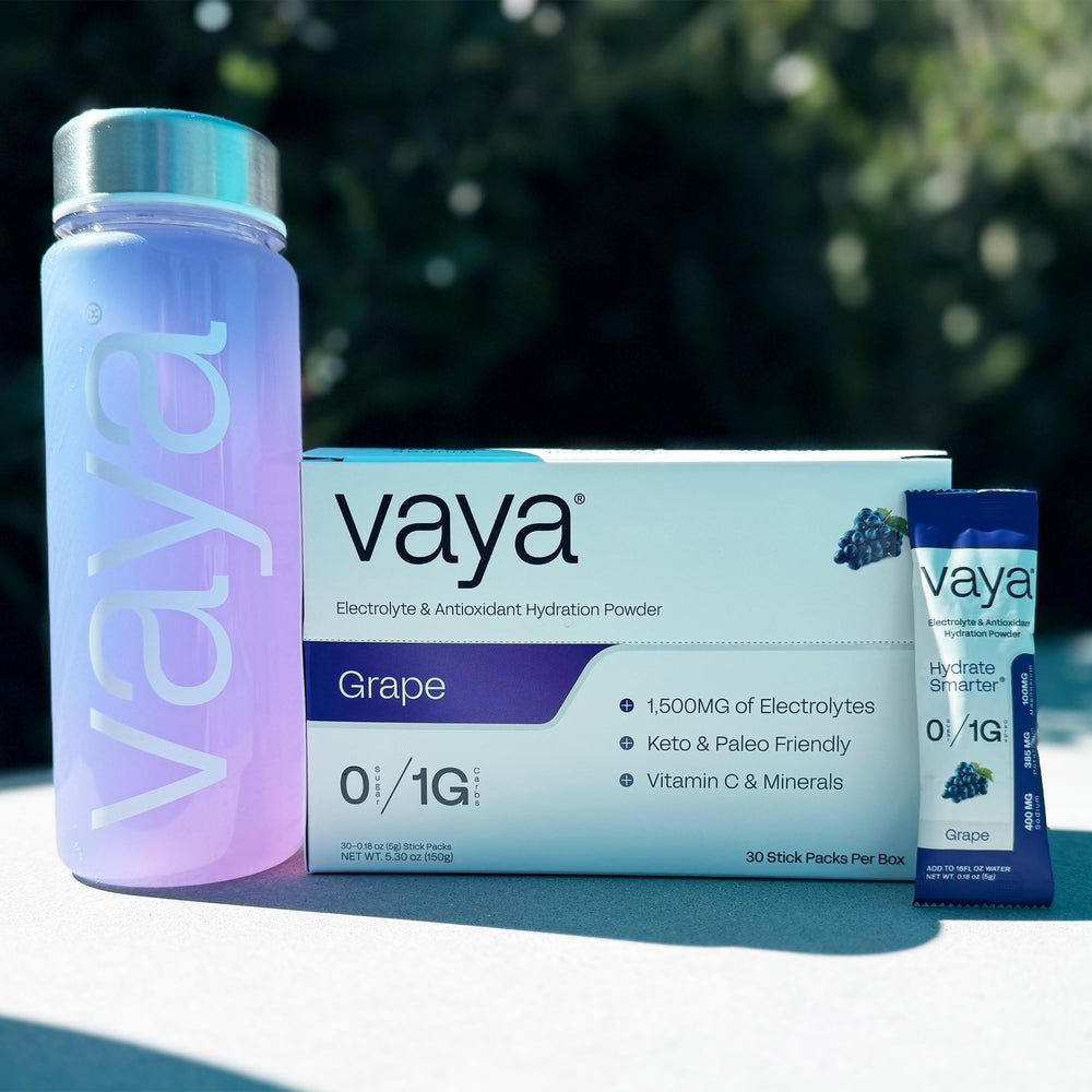 Vaya on-the-go travel pack in a bag for hydration anywhere