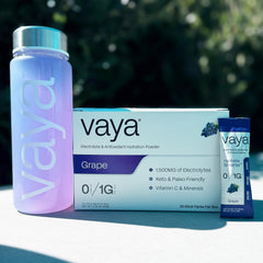 Vaya on-the-go travel pack in a bag for hydration anywhere