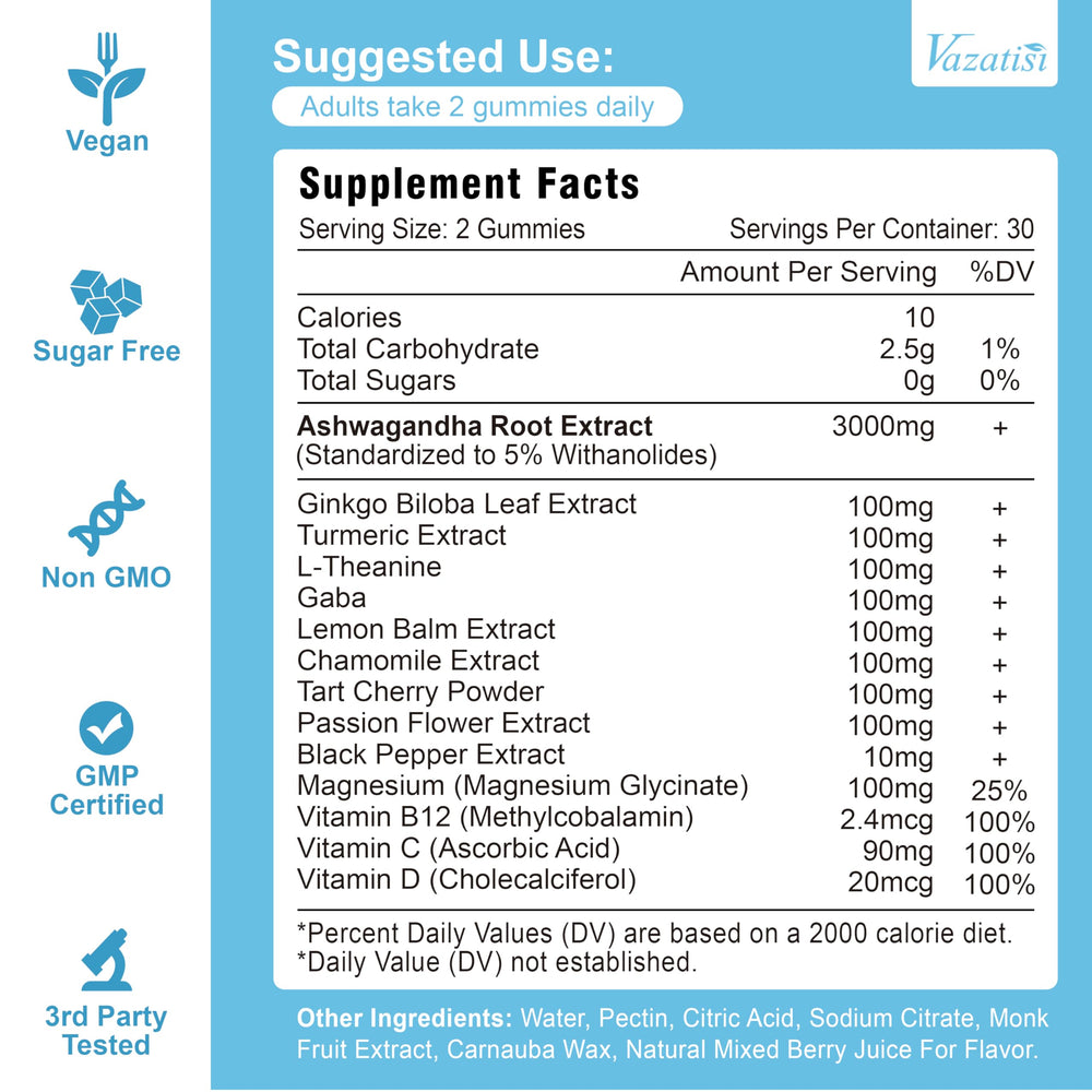 Close-up of Vazatisi gummies texture for easy daily wellness routine
