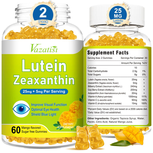 Vazatisi eye vitamins bottle closeup for daily eye support