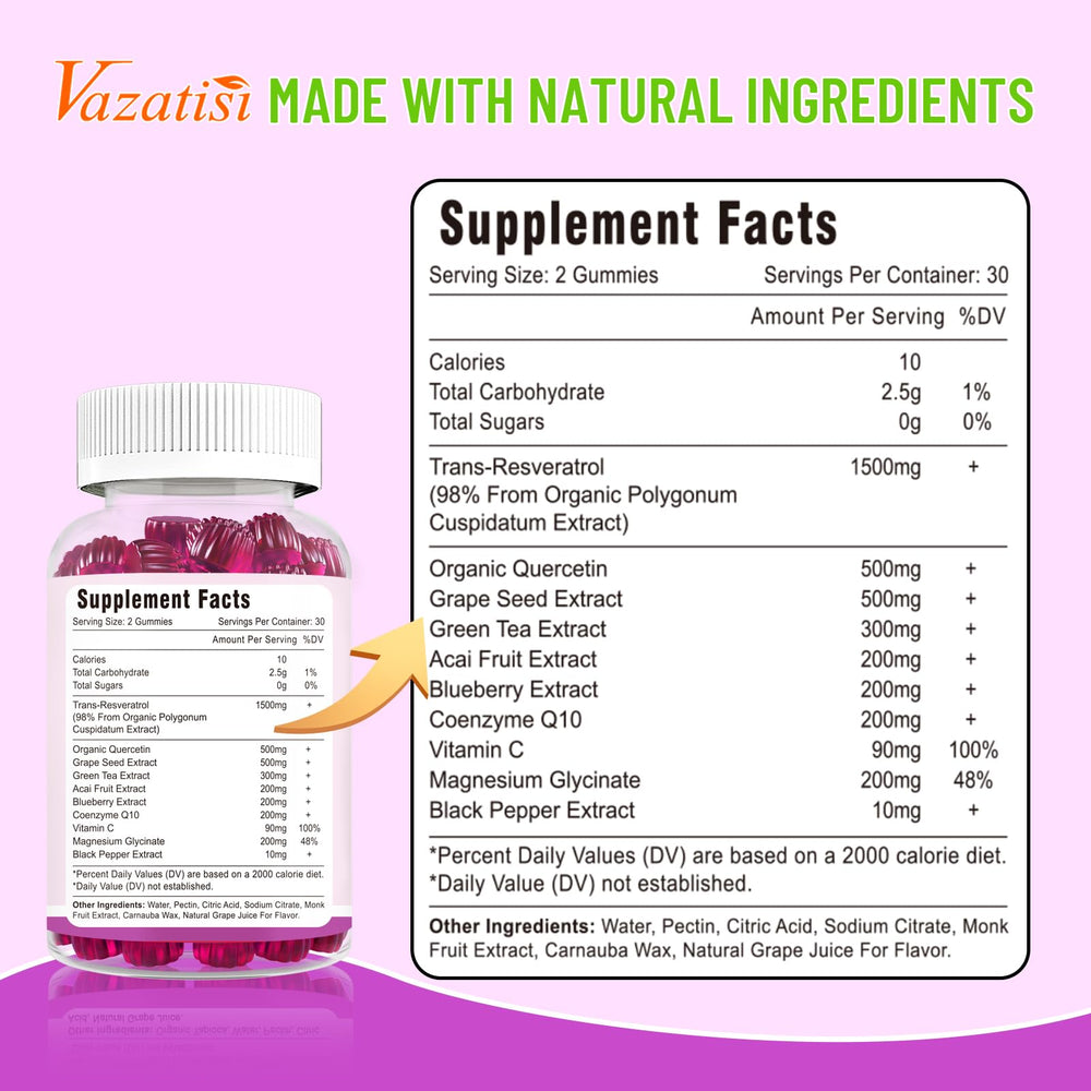 Gummies set on a tray inviting quick, everyday snacking with Vazatisi