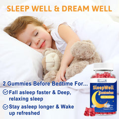 Vazatisi Sleep Gummies kid-friendly packaging appealing to families