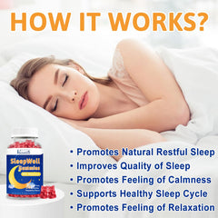 Vazatisi Sleep Gummies raspberry close-up highlighting flavor