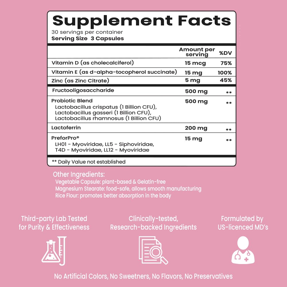 VB Health Soaking Wet probiotics capsule close-up with label