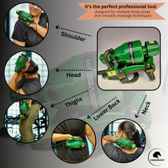 VDOHONEST double-speed settings offer adjustable intensity for relaxation or deep tissue work.