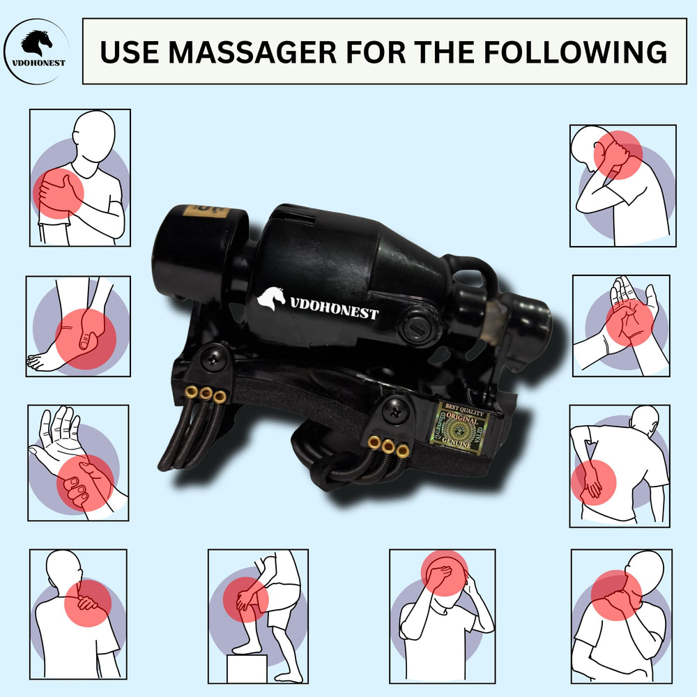 VDOHONEST portable home massager ready for quick, convenient use.