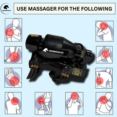 VDOHONEST portable home massager ready for quick, convenient use.