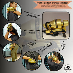 VDOHONEST dual-speed control offering relaxing or deep-tissue options