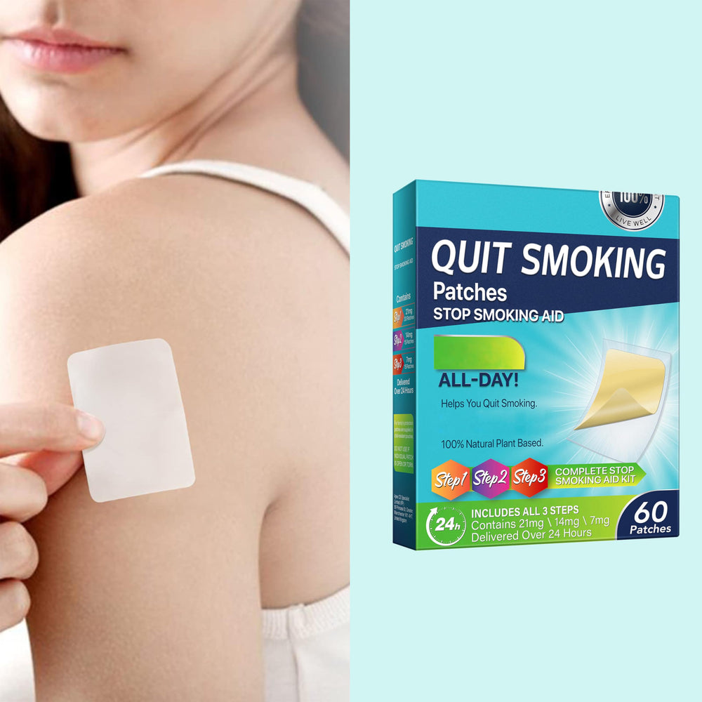 Veakoo Quit Patch discreet wear on upper arm or wrist for daily use.
