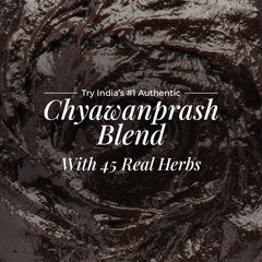 VEDA Premium Chyawanprash amber bottle on shelf signaling premium quality.
