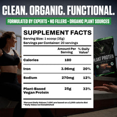 VEDGE protein powder close-up reveals fine, mixable powder for smooth shakes