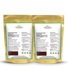 VEDIKROOTS Talisadi powder jar close-up highlighting premium herbal blend for daily wellness.