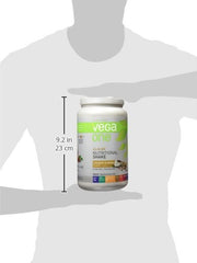 Vega One coconut almond with fruit illustrates a versatile meal or snack.