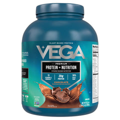 Vega Protein Nutrition chocolate bottle pour for a quick protein boost