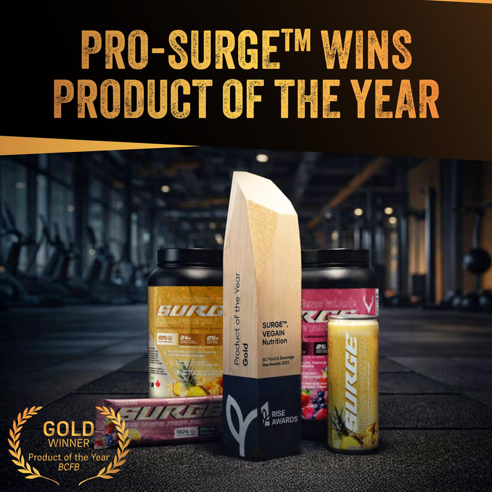 After-workout VEGAIN PRO-SURGE refresh with a light energy lift.