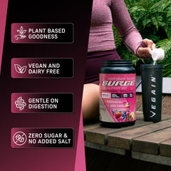 VEGAIN PRO-SURGE yellow pea protein ingredient emphasizing plant-based nutrition.