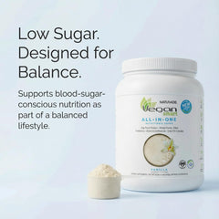 The Vegansmart Naturade all-in-one shake chocolate ingredients with fruits and vegetables blend.