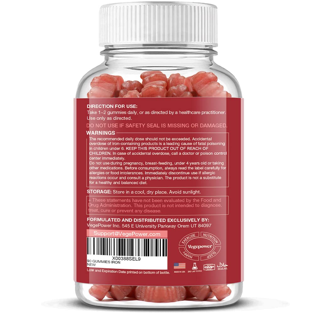 Third-party tested for purity and contamination on VEGEPOWER gummies.