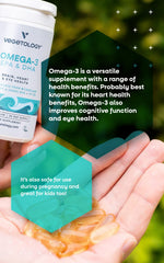 Safe for all ages demonstrates family-friendly Omega-3 option