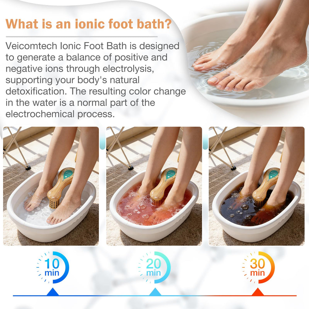 Veicomtech Rose sea salt blend nourishes skin during foot bath sessions