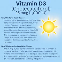 Venasolla zinc picolinate detail highlighting essential mineral support