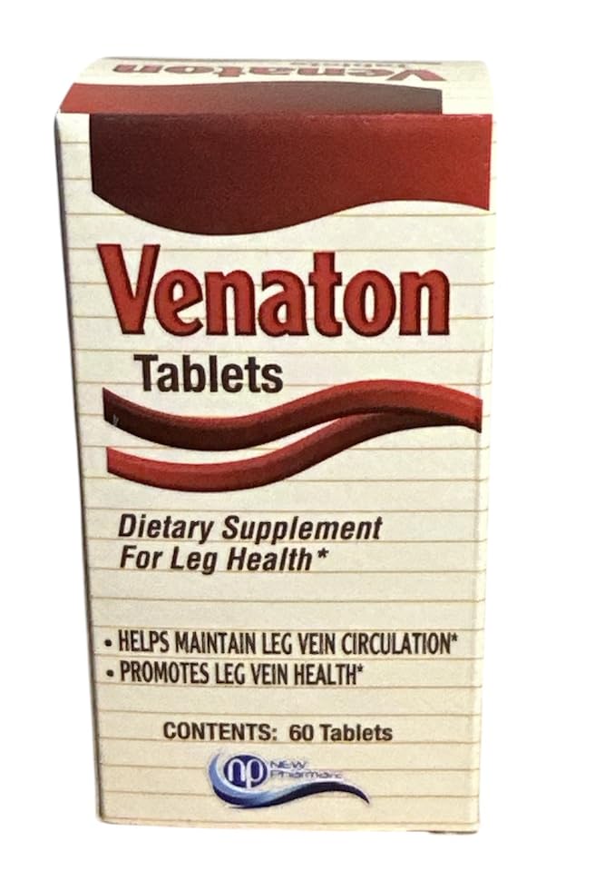 Venaton tablets front view; easy-to-take daily supplement.