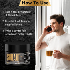 VENESUILA resin dissolving in coffee, quick energy-friendly ritual.