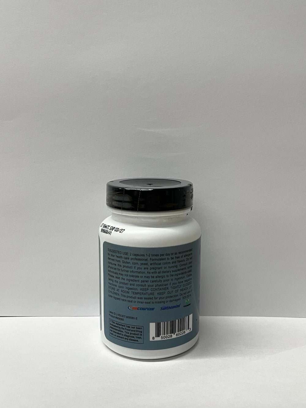 Veracity Cortisol Calming vegan, toxin-free formula with third-party testing labels.