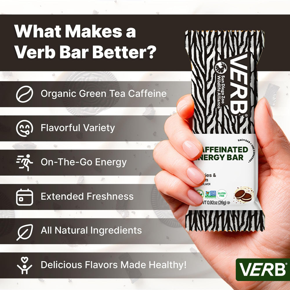 Packaging of Verb Cookies & Cream 16-pack for easy sharing